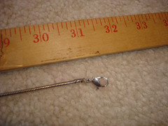 Vintage LR Lady Remington 2″ Silver Gold Square Pin/Pendant Silver Tone Necklace