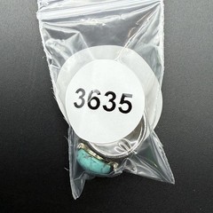 Vtg Silver Tone Faux Turquoise Wide Cigar Band Statement Cocktail Ring Size 5.5