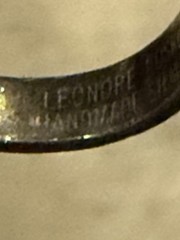 Early Leanore Doskow Ring of Abstract Shapes size 5.75