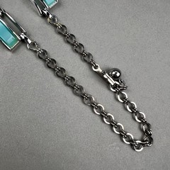 Vintage Moonglow Thermoset Necklace Earrings Blue CHAREL q3z