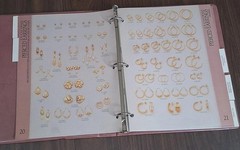 A&Z Hayward 14K Gold Jewelry Catalog Binder Earrings Chains Lockets Vintage 1990