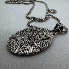 Vintage Sailing Ship Pendant Necklace Silver Tone Nautical Maritime Ocean Jewelr