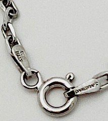 DaneCraft Tarnish Free 925 Sterling Silver 5.5 Gram Oval Link Necklace 18”