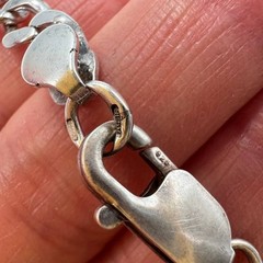 Vintage Sterling Silver 925 Women’s Men’s Jewelry Chain Necklace Signed 35.5g