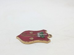 Vintage Juicy Couture Pendant Pink Crown J Initial Y2K