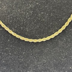 DaneCraft Italian 925 Sterling Silver Rope Necklace 29 1/2 Inches