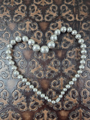 Vintage Signed Alpaca Silver Tone Graduated Ball Bead Necklace 27 1/2 inches