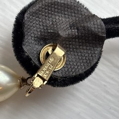 Vintage Majorica 12K-GF Clip-On Faux Pearls Very Good Condition 1” See Pics