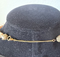 Vintage Miriam Haskell Faux Baroque Pearl Pendant UNSIGNED Wired Choker “AS IS”