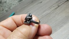 Mid Century Surrealist Abstract Expressionism Sterling Silver Studio Art Ring