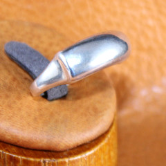 KABANA Modernist Signet Ring Sterling Silver Size 9.75