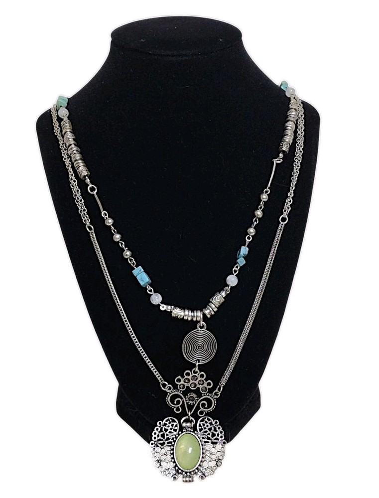 VINTAGE ELEGANT VICTORIAN STYLE NECKLACE 19″