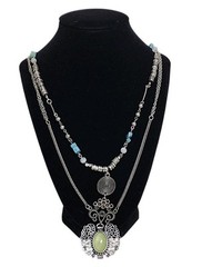 VINTAGE ELEGANT VICTORIAN STYLE NECKLACE 19″