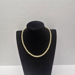 Vintage Napier Designer Silver And Gold Tone Necklace 16″