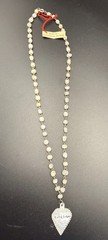 Vintage Hand Carved Mother Of Pearl And Bead Necklace – Bethlehem