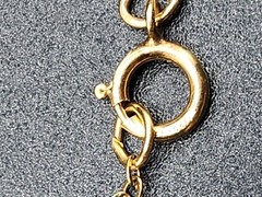 Vintage Van Dell Carved Jade Gold Filled Pendant Necklace