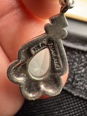 Antique Art Deco Aquamarine Earring * Broken Back * See Photos Single** 925