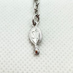 Vintage Sarah Coventry 1977 Pendant Necklace Stained Glass Cathedral Silver Tone