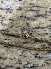 Vintage KJL Kenneth Lane Large Faux Elephant Tusk Horn Necklace Signed Chain