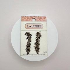 Vintage Y2k Laliberi Relic Bronze Cascading Leaf Dangle Findings Jewelry Making