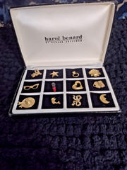 Vintage Pin Back Set Harve Benard by Benard Holtzman set of 12