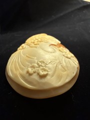 GIGANTIC Antique Victorian Loose Carved Shell Cameo Finely Carved – 58 X 45mm
