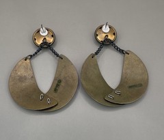 Edgar Berebi Women’s Hoop Earrings Pierced Cheetah Animal Print