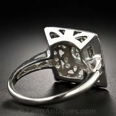 0.68Ct White Round Simulated Diamond Antique Style Ring In 925 Sterling Silver