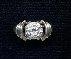 Vintage rings made of 925 silver, Size 6.75 . Weight 4.26 g.Jewelry from Ukraina