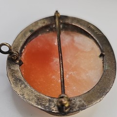 Rare vintage Cameo STERLING Brooch With Unique City Scene (1 of 1)