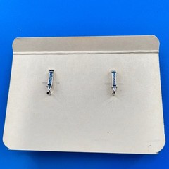 Sarah Coventry Fashion in Motion Earrings Silver 1.75in VTG 1970s Dangle Clip On