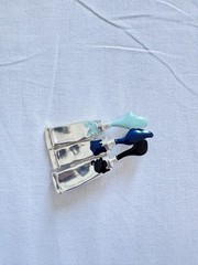 Vintage Paint Tubes Brooch by Arman 1996