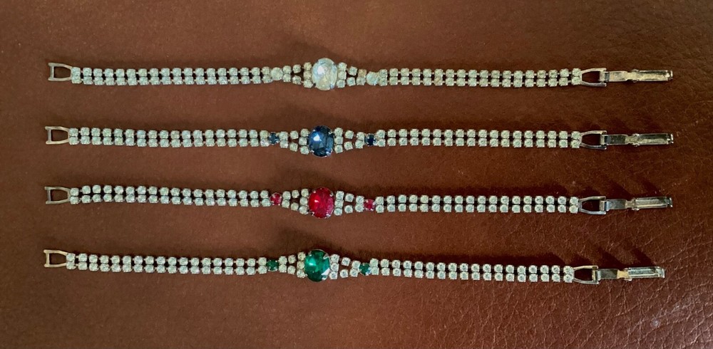 lot of 4 Vintage Bracelets by Lind SP