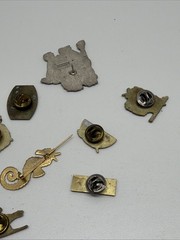 Lot Of 10 Piece Pin Brooch Multicolor Sizes Varies VINTAGE