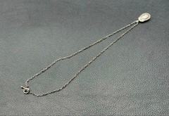 Georg Jensen 1992 Heritage Collection Year Pendant Necklace Silver 925 Vintage