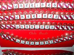 Vintage Bracelets Lot Gumball Novelty Charms Sports Team Gang Warriors Pride NOS