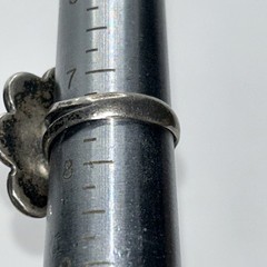 Sterling Silver 925 Green Stone Ring Very Old Vintage Sz 7.5