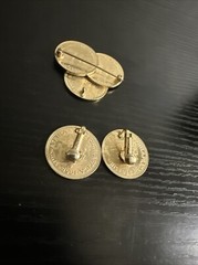 Vintage Queen Elizabeth II Coin Ear Rings & Brooch 1958 1959 Uncirculated