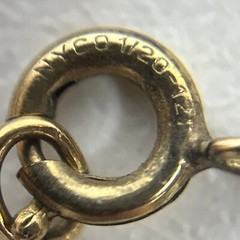 NYCO 1/20-12K Chain Necklace With Cameo Charm