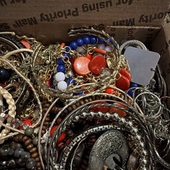 Vintage to Now Jewelry Lot All Wearable Necklaces & Bracelets No Broken. Box BN6