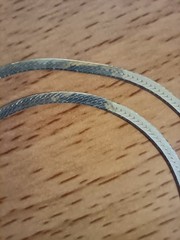 Vtg 925 Italy Sterling Silver 2.5mm Herringbone Chain 20″ Necklace