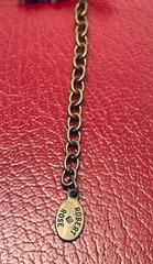 Robert Rose Choker Necklace Wired Bronze Metallic Beads Dainty Chic Minimalist