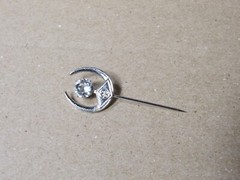 Vintage General Electric GE Stick Pin Hat Pin Horseshoe Shape