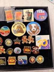 Vintage Pin Lot Sports San Diego Olympic Soccer Advertising