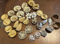 Lot of 16 Pair of a Variety of Clipon Earrings