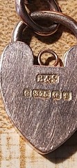 Antique 9K Yellow Gold Curb Chain Bracelet Padlock Edwardian