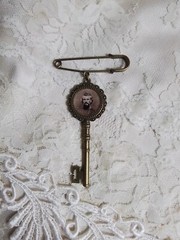 General Nathan Bedford Forrest HIstorical Cameo Brooch, Kilt Pin, Timeless!