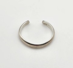 Vintage Sterling Silver Adjustable Toe Band Ring Size 3.25