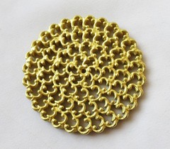 30pcs Round Brass Filigree Stamping 48mm DIY Craft Findings Wholesale Supplies