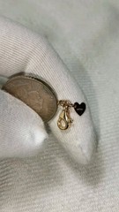 Vintage Milor 14k Yellow Gold Italian Coin Bracelet 7 In